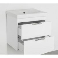 Тумба под раковину Style Line Жасмин-2 60 ЛС-00000728 Люкс Plus, 60 см, подвесная, белая