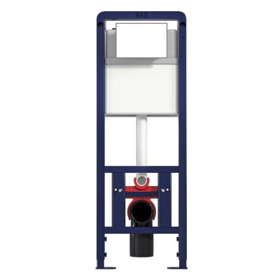 Инсталляция Bas PRO/40-SL003/6 ИУ00001 для подвесного унитаза, синий