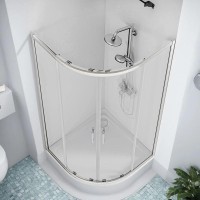 Душевой уголок Good Door Cube R-80-C-CH, КУ00001, 80 х 80 см, стекло прозрачное, профиль хром