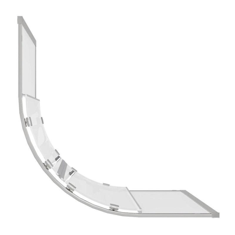Душевой уголок Good Door Cube R-80-C-CH, КУ00001, 80 х 80 см, стекло прозрачное, профиль хром