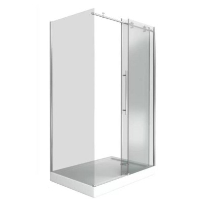 Душевой уголок Good Door Puerta Г-об. KS-624, ПУ00001, 120 х 80 см, стекло прозрачное, профиль хром