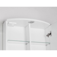 Зеркало-шкаф Style Line Жасмин 2 800/С ЛС-000010036 Люкс, 80 см, с подсветкой, белое