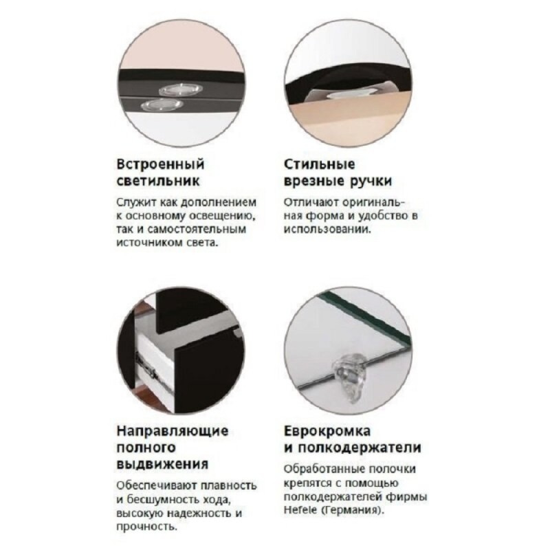Тумба под раковину Style Line Жасмин-2 80 ЛС-000010037 Люкс Plus, 80 см, подвесная, белая