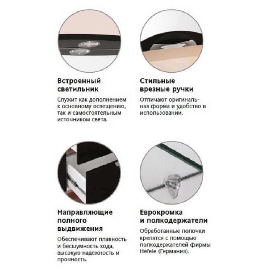 Тумба под раковину Style Line Жасмин-2 50 ЛС-000010039 Люкс Plus, 50 см, подвесная, белая