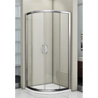 Душевое ограждение Good Door Infinity R-80-C-CH, 80 х 80 х 185 см, стекло прозрачное, хром, ИН00002