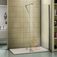 Душевая стенка Good Door Walk In SP-100-C-CH, 100 х 195 см, стекло прозрачное, хром, ВИ00002