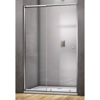 Душевая дверь Good Door Lira WTW-110-C-CH, 110 х 185 см, стекло прозрачное, профиль хром, ЛИ00002