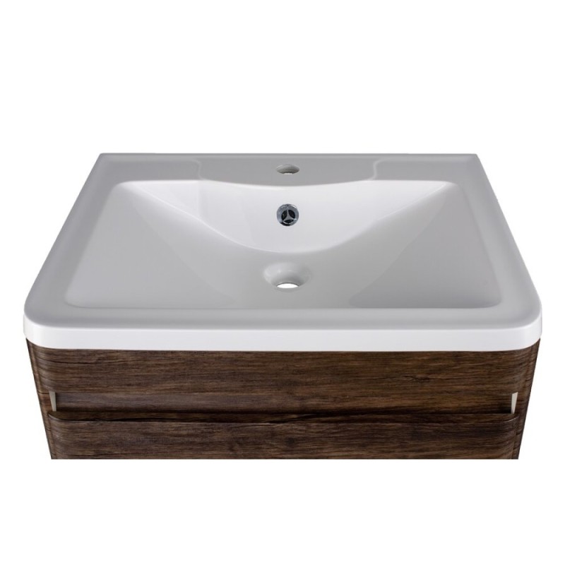Тумба под раковину Style Line Атлантика 60 СС-00002205 Люкс Plus, 60 см, подвесная, старое дерево