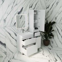 Тумба под раковину Style Line Атлантика 60 СС-00002208 Люкс Plus, 60 см, напольная, белая, антискрейч