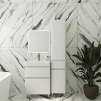 Зеркало Style Line Атлантика 60 СС-00002214, 60 см, подвесное, с подсветкой и часами