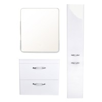 Тумба под раковину Style Line Каре 70 СС-00002269, подвесная, 70 см, Люкс Pluse белая