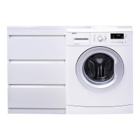 Тумба под раковину Style Line Даллас 120 Люкс Plus напольная, белая СС-00002272 120 см