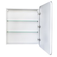 Зеркало-шкаф Style Line El Fante Каре 60 СС-00002274, 60 см, подвесное, с подсветкой и сенсором, белое