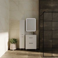 Зеркало-шкаф Style Line El Fante Каре 60 СС-00002274, 60 см, подвесное, с подсветкой и сенсором, белое