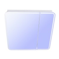 Зеркало-шкаф Style Line El Fante Каре 80 СС-00002276, 80 см, с подсветкой и сенсором, белое