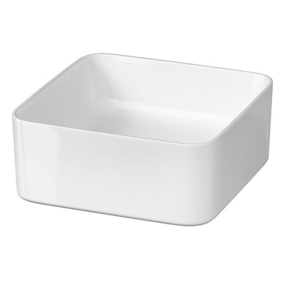 Раковина накладная Style Line Crea Square 35 см, белая, СС-00002285