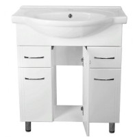 Тумба под раковину Style Line Эко Стандарт 75 см, белая, ЛС-00002286
