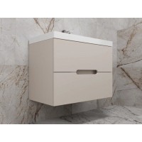 Тумба под раковину Style Line Матис 80 ЛС-00002308, 80 см подвесная, крем
