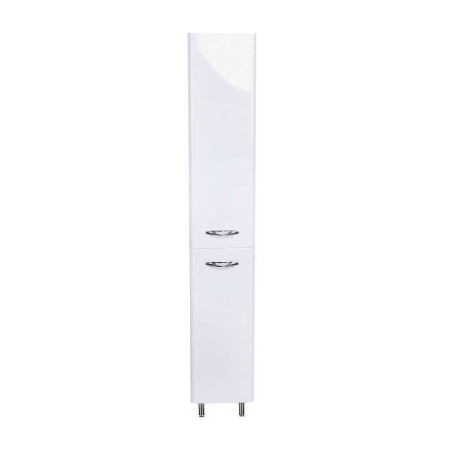 Шкаф-пенал Style Line Каре 30 L Люкс Plus с корзиной, 30 см, напольный, белый, СС-00002325