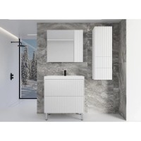 Тумба под раковину Style Line Стокгольм 70 ЛС-00002334, 70 см напольная, белый рифленый софт