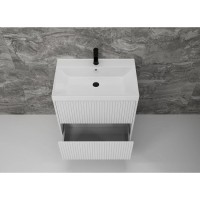 Тумба под раковину Style Line Стокгольм 70 ЛС-00002334, 70 см напольная, белый рифленый софт