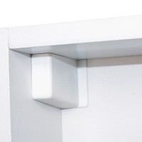 Зеркальный шкаф Style Line El Fante Каре Арка 60 х 90 см, с подсветкой, сенсор, подвесной, корпус белый, СС-00002335