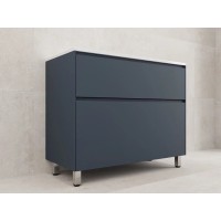 Тумба под раковину Style Line Лима ЛС-00002349, 100 см, напольная, цвет графит