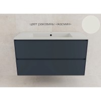 Тумба под раковину Style Line Лима ЛС-00002353, 100 см, подвесная, цвет графит