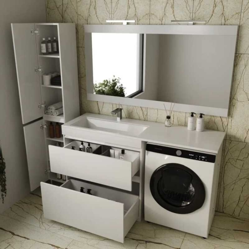 Зеркало Style Line El Fante Даллас 150 Люкс, 150 см, цвет белый, СС-00002354