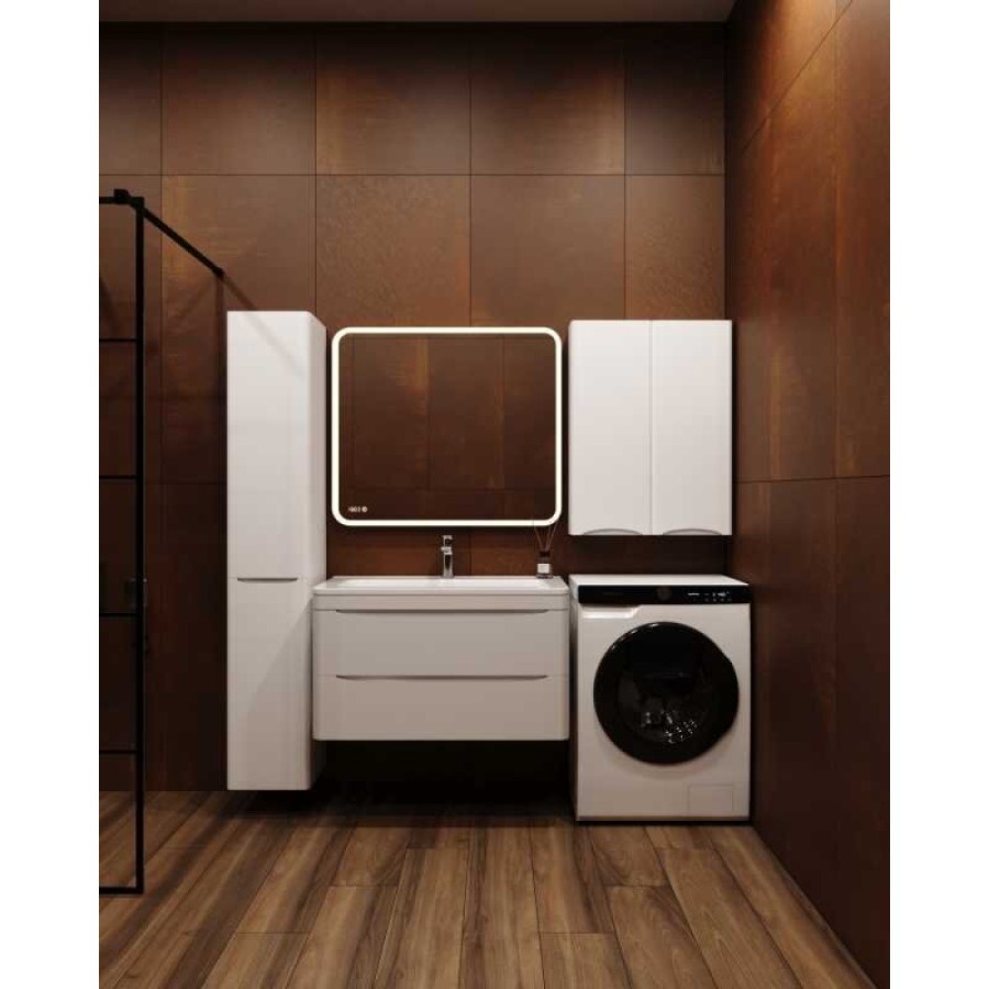 Шкаф Style Line Бергамо мини антискрейтч Plus, 60 см, подвесной, белый, СС-00002357