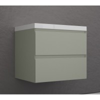 Тумба под раковину Style Line Манхэттен 70 ЛС-00002364, 70 см, подвесная, олива