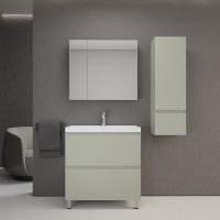 Тумба под раковину Style Line Манхэттен 60 ЛС-00002379, 60 см, напольная, олива