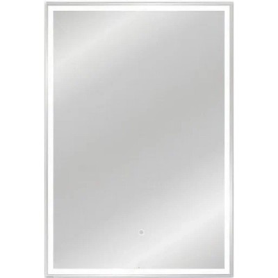Зеркальный шкаф Style Line Квартет, 55 х 80 см, с LED-подсветкой и сенсорным выключателем, белый, СС-00002383