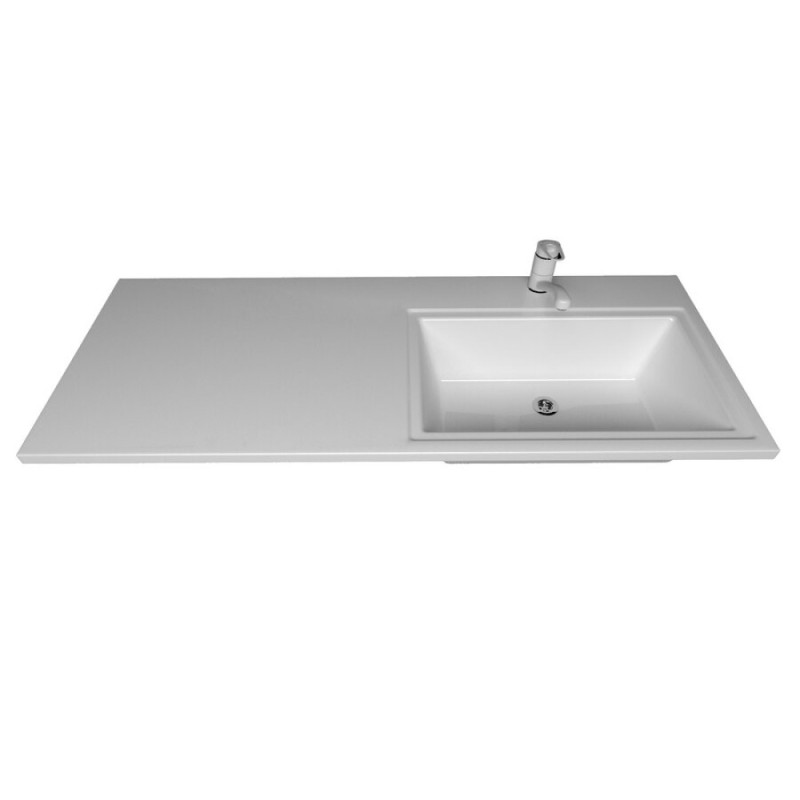 Раковина Style Line Estetus Даллас 120 см, левая, белая, СС-00002388