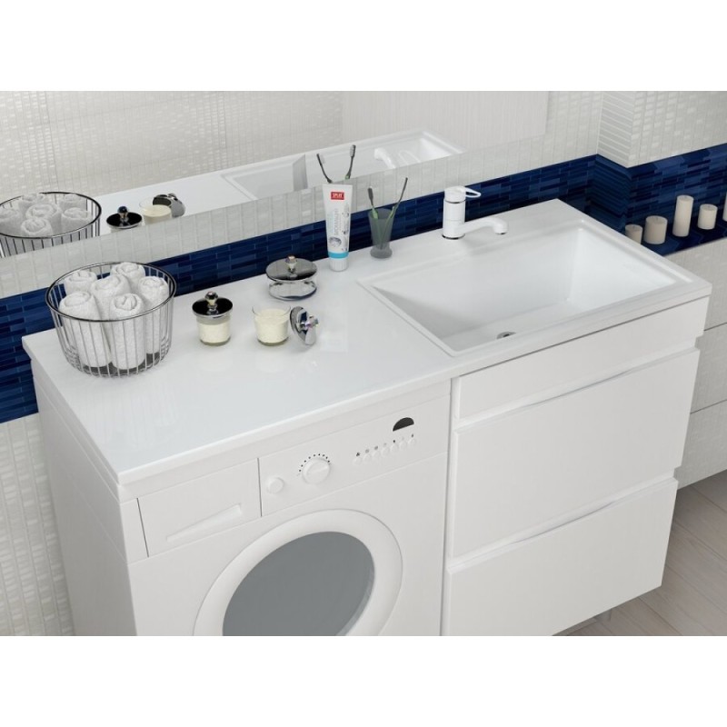 Раковина Style Line Estetus Даллас 120 см, левая, белая, СС-00002388