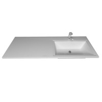 Раковина Style Line Estetus Даллас 130 см, правая, белая, СС-00002394