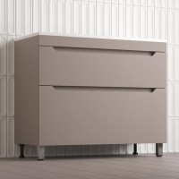 Тумба Style Line Остин ЛС-00002402, 100 см, напольный, цвет тауп темный