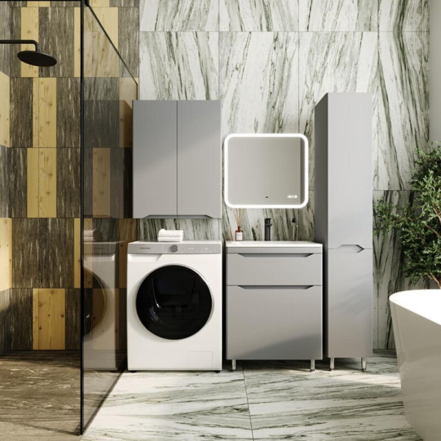 Шкаф Style Line Марелла мини 60 Люкс Plus СС-00002423, подвесной, антискрейтч серый