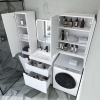 Шкаф Style Line Марелла мини 60 Люкс Plus СС-00002424, подвесной, антискрейтч белый матовый