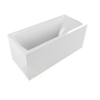 Ванна акриловая Vayer Milana 180 х 75 см, прямоугольная, белая, Гл000024278