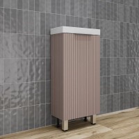 Тумба под раковину Style Line Соло ЛС-00002429, 40 см, цвет санд пудровый