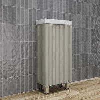 Тумба под раковину Style Line Соло ЛС-00002430, 40 см, цвет санд серая галька