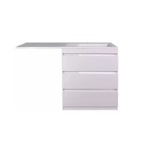 Раковина Style Line Estetus Даллас СС-00002432, 140 см, искусственный камень,правая, белая