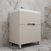 Тумба под раковину Style Line Матис ЛС-00002434, 70 см, напольная, кремовая