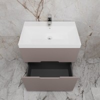 Тумба под раковину Style Line Матис ЛС-00002436, 70 см, напольная, тауп темный
