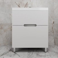 Тумба под раковину Style Line Матис ЛС-00002442, 70 см, напольная, белый матовый
