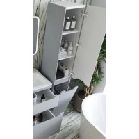 Пенал Style Line Марелла L, СС-00002444, 30 см, с корзиной, Люкс Plus антискрейтч серый