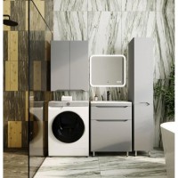 Пенал Style Line Марелла L, СС-00002444, 30 см, с корзиной, Люкс Plus антискрейтч серый