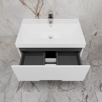 Тумба под раковину Style Line Матис ЛС-00002445, 70 см, подвесная, белый матовый