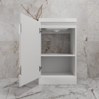 Тумба под раковину Style Line Моно ЛС-00002450, 50 см, напольная, белый софт